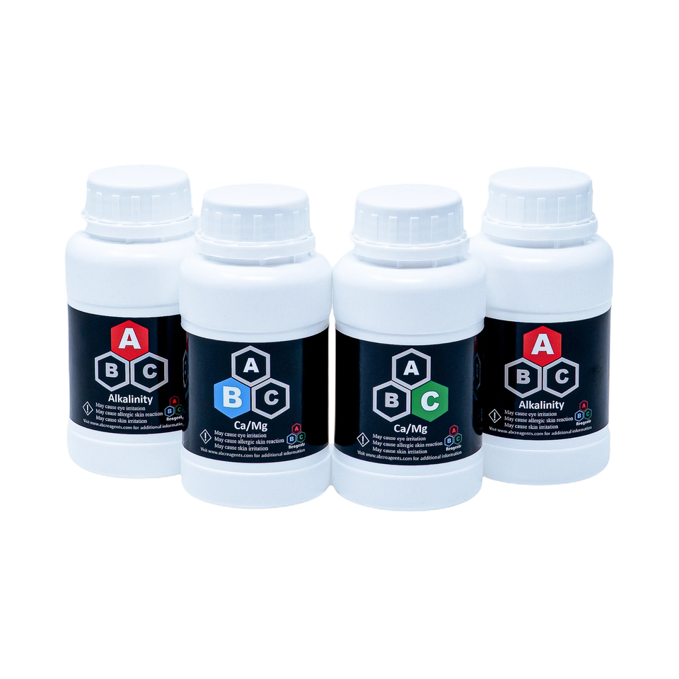 ABC reagents 2 month kit, 4 bottles of pre mixed reagents A, B and C