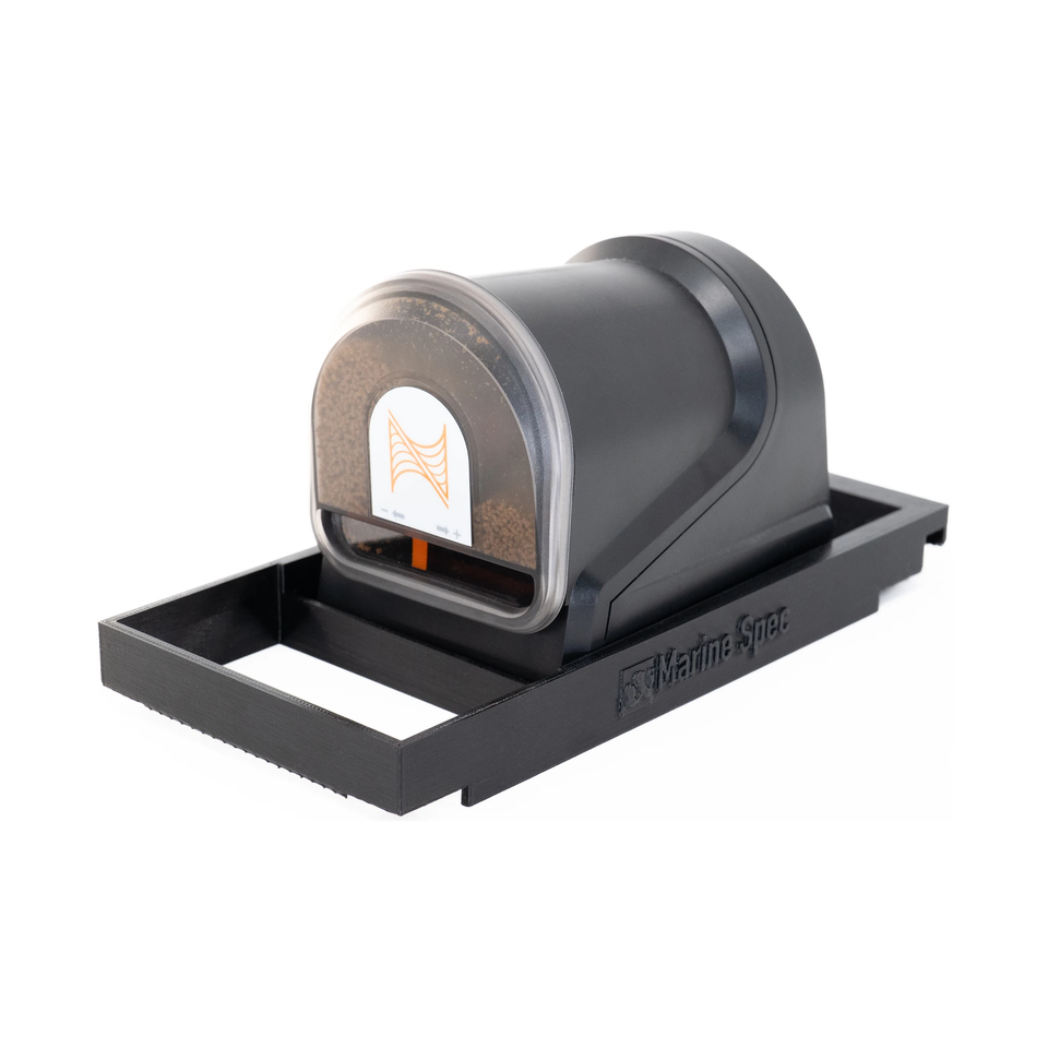 Neptune AFS auto feeder seated in the Marine Spec 3D printed mount