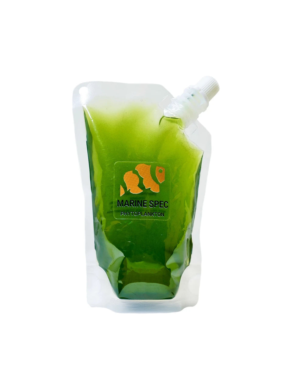 Marine Spec live nannochloropsis phytoplankton pouch on white